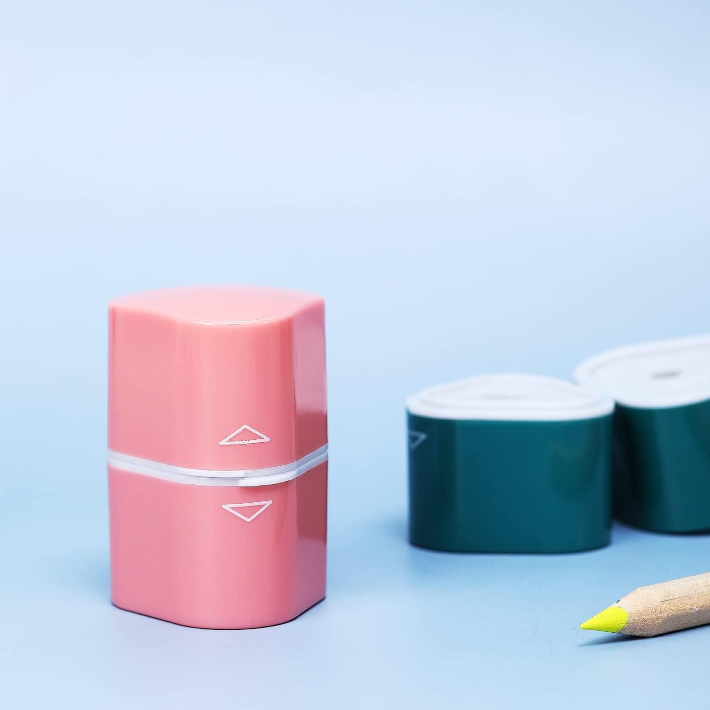 Pencil Sharpener for Colored Pencils, 3 Pack, 3 Hole, Pencil Sharpener Manual, Art, Jumbo, Artist, Back to School Supplies